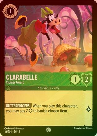 Clarabelle (Clumsy Guest) - 86/204 - Common (Foil)