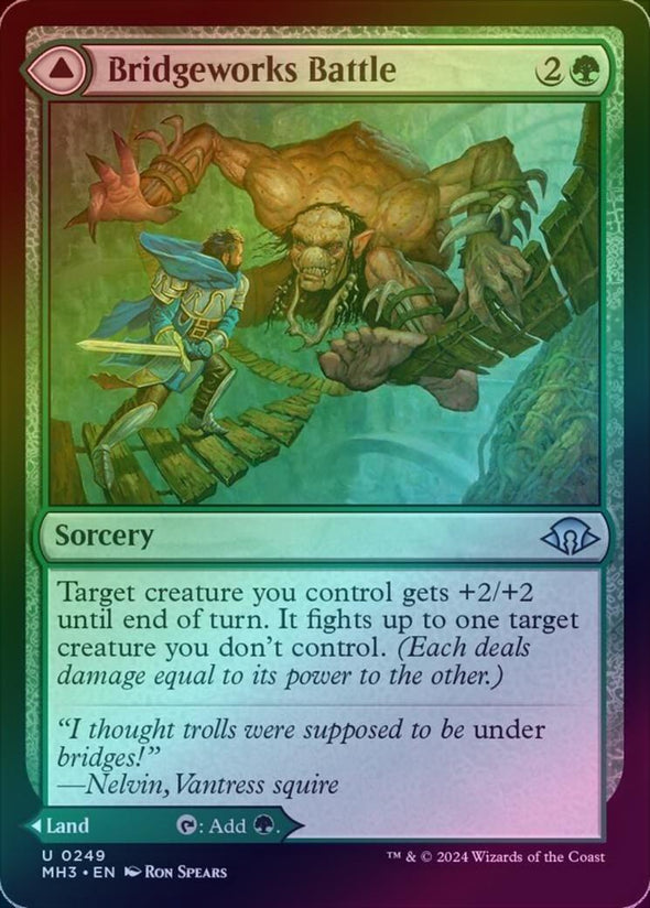 Bridgeworks Battle // Tanglespan Bridgeworks (Foil) (MH3)