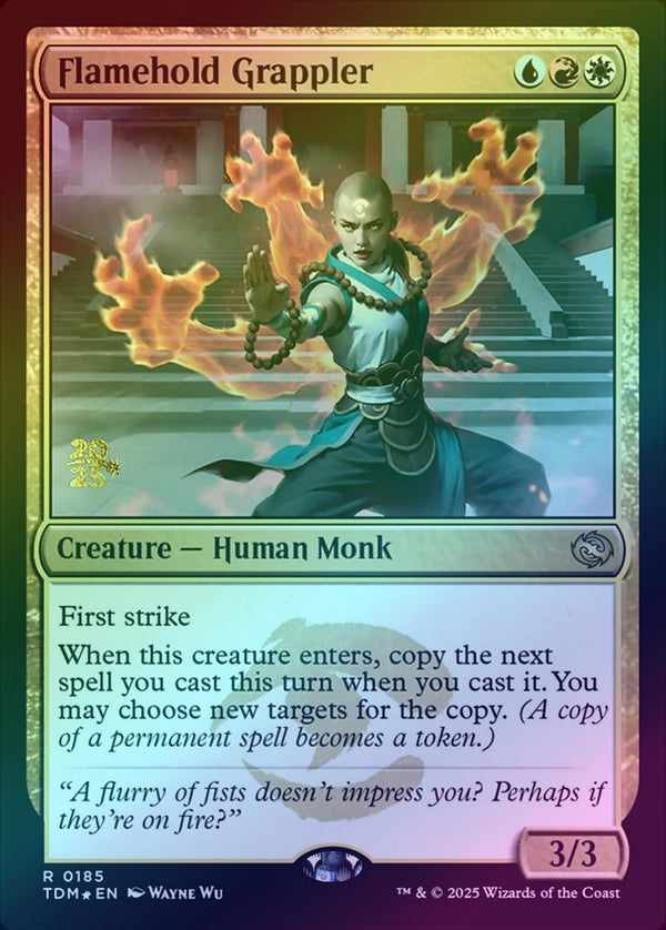 Flamehold Grappler - Prerelease Promo (Foil) (PTDM)