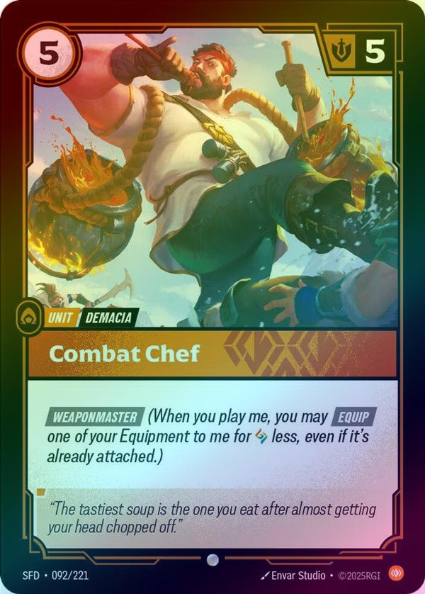Combat Chef - 092/221 - Common (Foil)