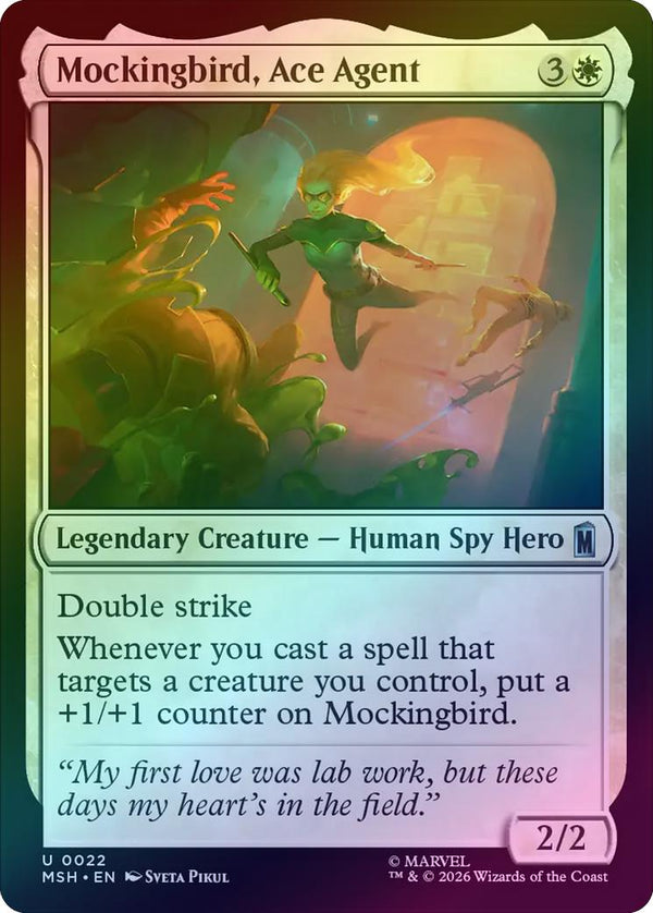 Mockingbird, Ace Agent (Foil) (MSH) (Pre-Order)