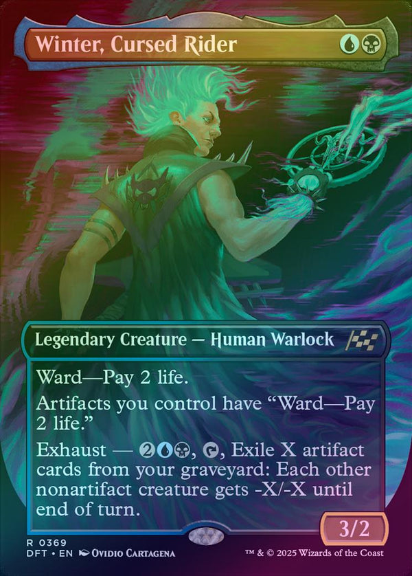 Winter, Cursed Rider - Borderless (Foil) (DFT)
