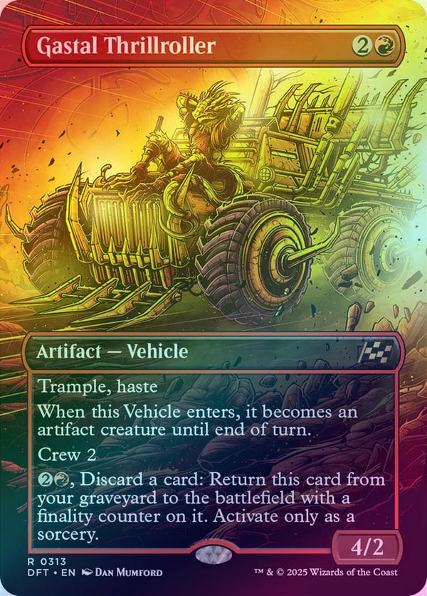 Gastal Thrillroller - Borderless Revved Up (Foil) (DFT)