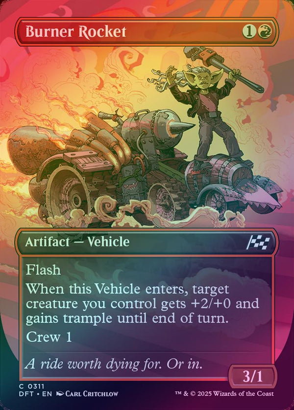 Burner Rocket - Borderless Revved Up (Foil) (DFT)