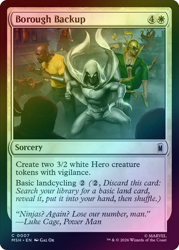 Borough Backup (Foil) (MSH) (Pre-Order)