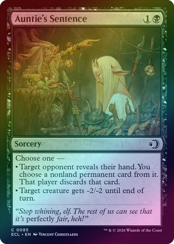 Auntie's Sentence (Foil) (ECL)