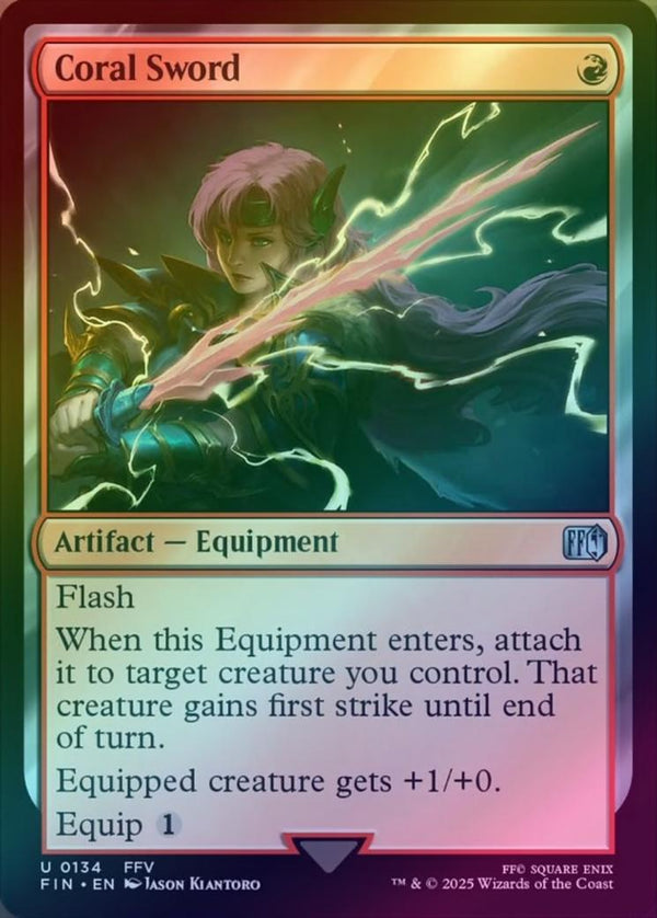 Coral Sword (Foil) (FIN)