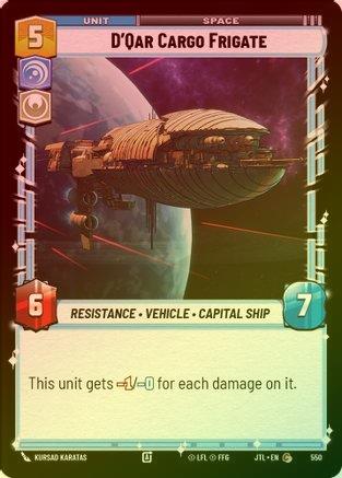 D'Qar Cargo Frigate - 550 - Common (Foil)