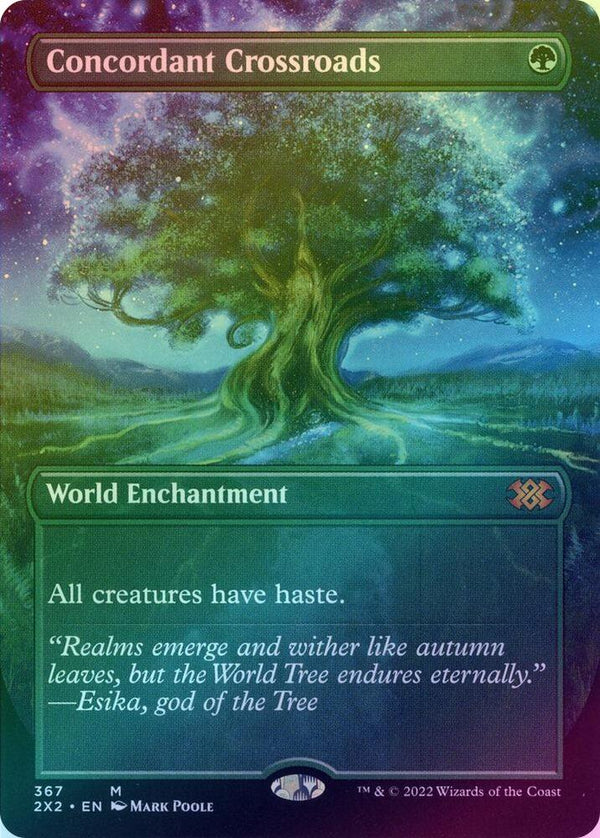 Concordant Crossroads - Borderless (Foil) (2X2)