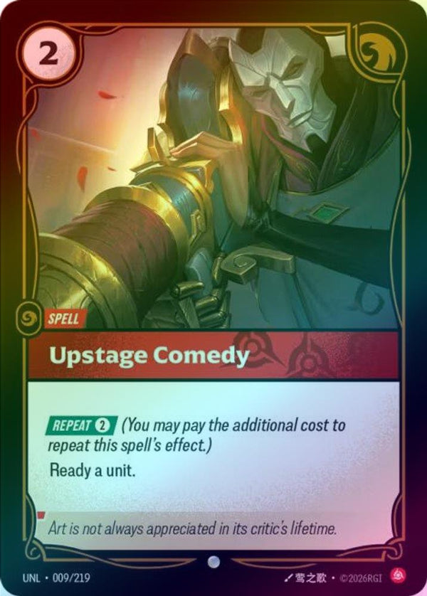 Upstage Comedy - 009/219 - Common (Foil)
