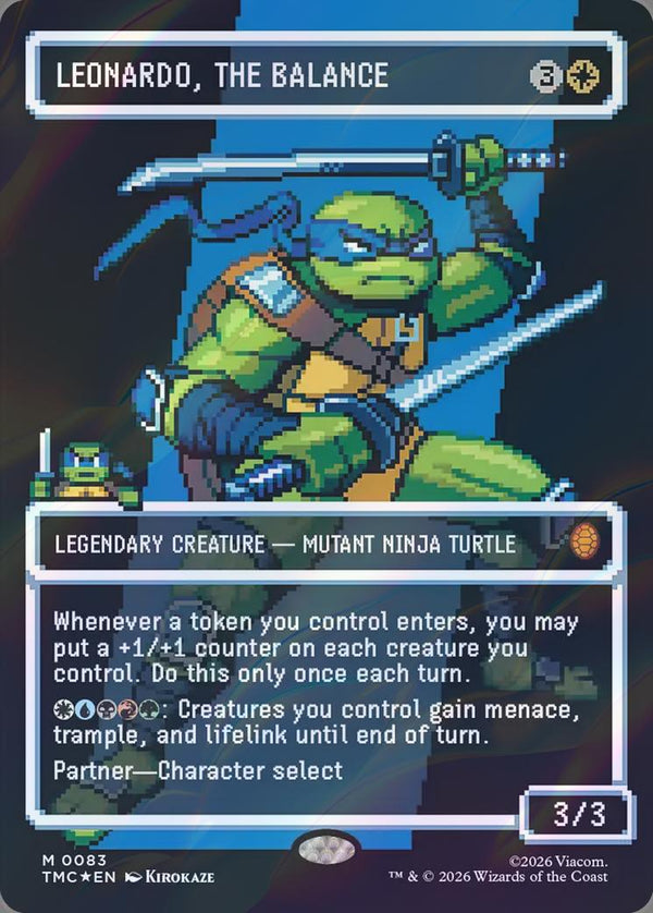 Leonardo, the Balance - Pixel Art (Surge Foil) (TMC)