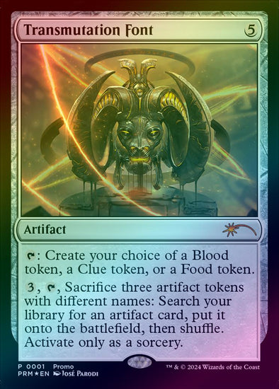 Transmutation Font - Prerelease Promo (Foil) (PW24)