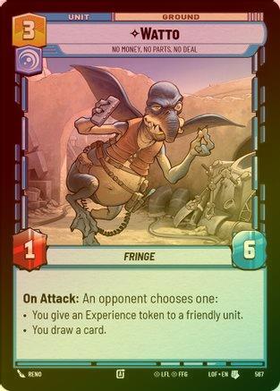 Watto - No Money, No Parts, No Deal - 567 - Uncommon (Foil)