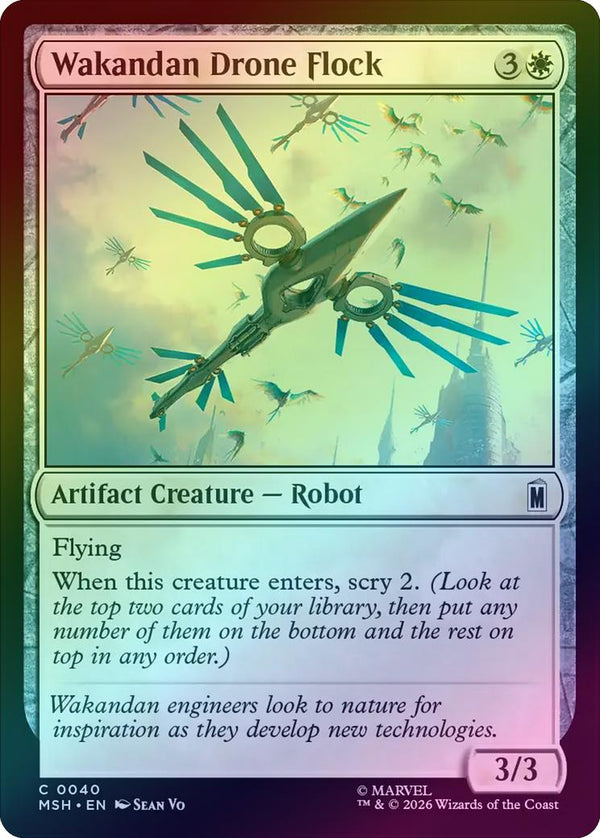 Wakandan Drone Flock (Foil) (MSH) (Pre-Order)