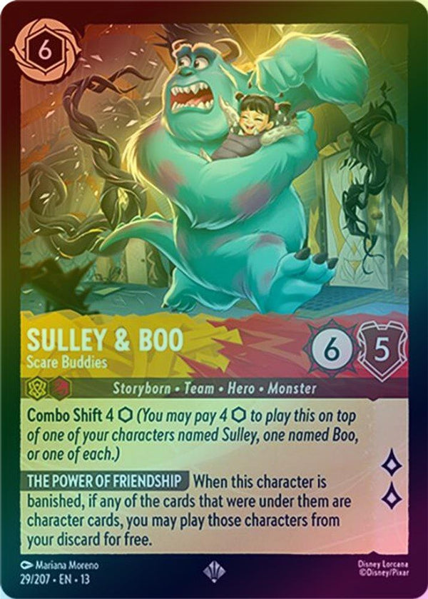 Sulley & Boo (Scare Buddies) - 29/207 - Super Rare (Foil)