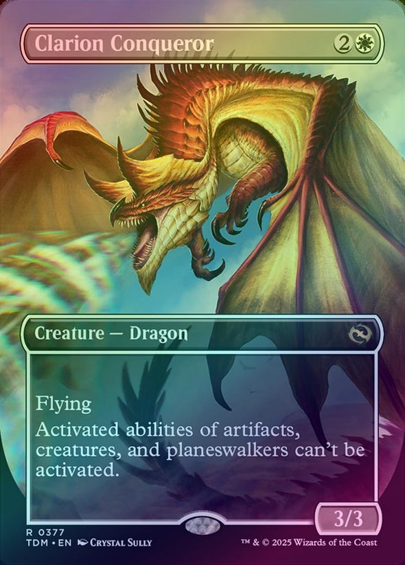 Clarion Conqueror - Reversible Borderless (Foil) (TDM)