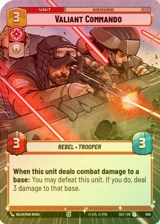 Valiant Commando (Hyperspace Foil) - 906 - Uncommon (Foil)