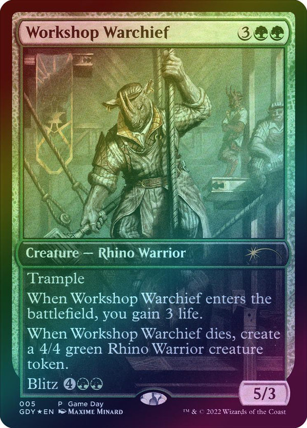 Workshop Warchief - Game Day Promo (Foil) (GDY)