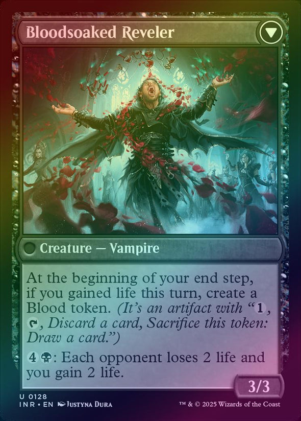 Restless Bloodseeker // Bloodsoaked Reveler (Foil) (INR)