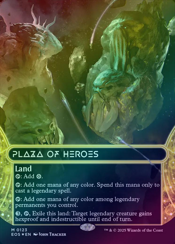Plaza of Heroes - Borderless (Galaxy Foil) (EOS)
