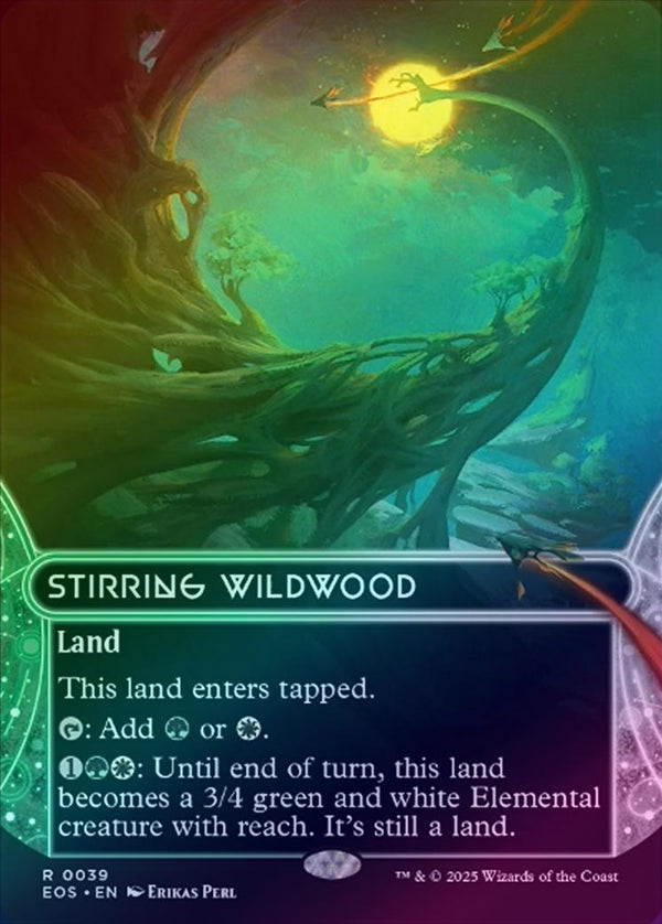 Stirring Wildwood - Borderless (Foil) (EOS)