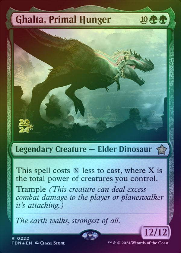 Ghalta, Primal Hunger - Prerelease Promo (Foil) (PFDN)