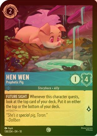Hen Wen (Prophetic Pig) - 138/204 - Common (Foil)