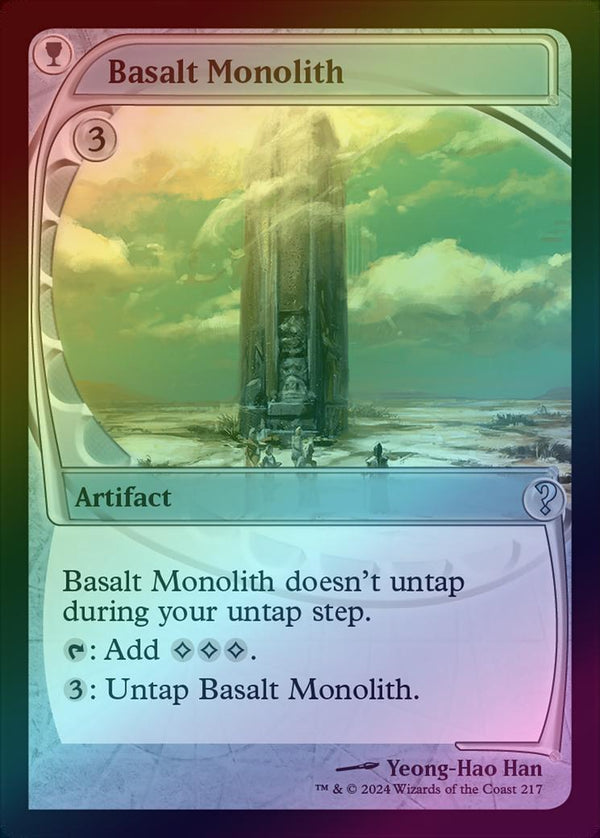 Basalt Monolith (Foil) (MB2)