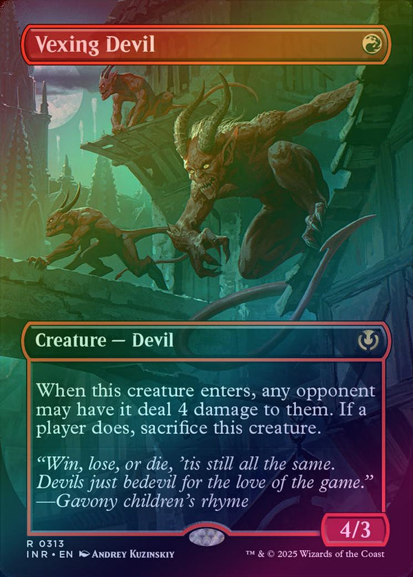 Vexing Devil - Borderless (Foil) (INR)
