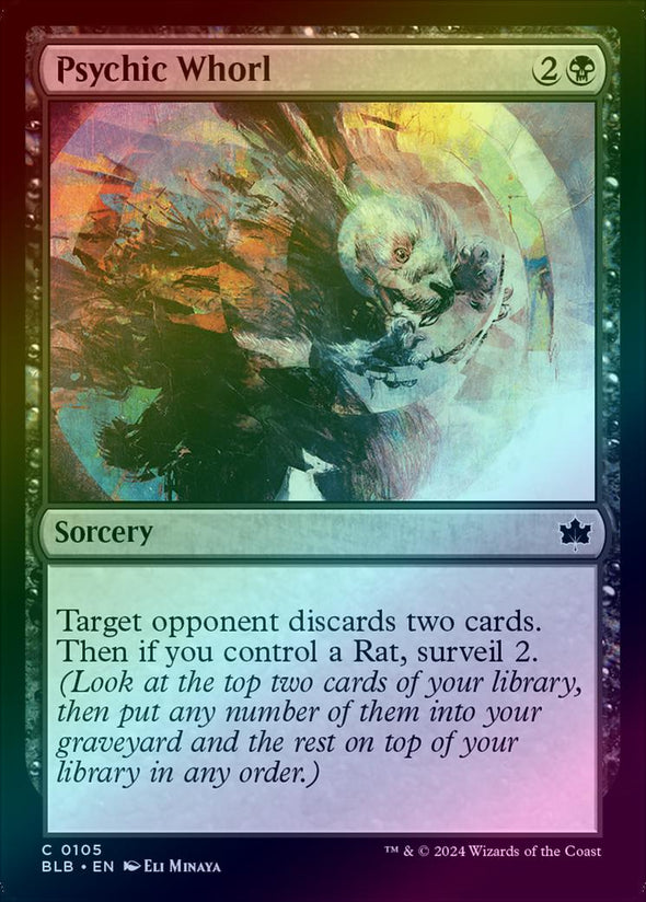 Psychic Whorl (Foil) (BLB)