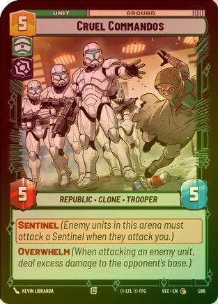 Cruel Commandos (Foil) - 596 - Common (Foil)