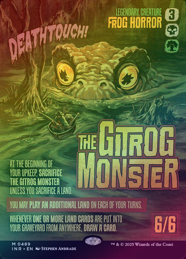 The Gitrog Monster - Borderless Movie Poster (Foil) (INR)