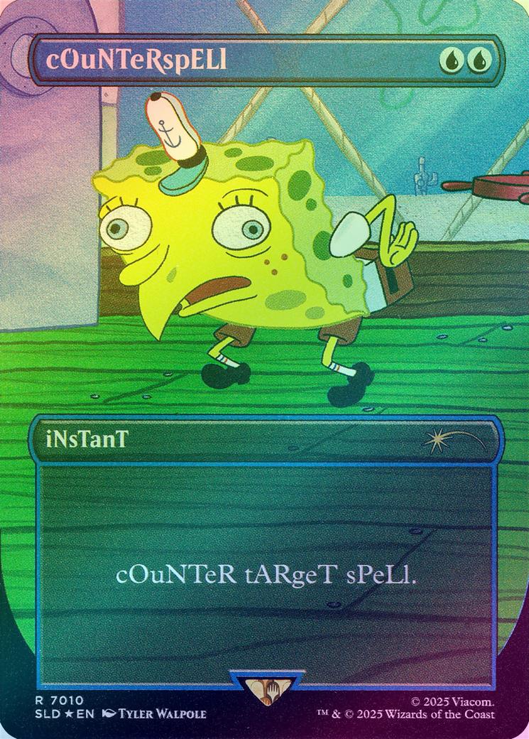 401 Games Canada - COuNTeRspELl - Spongebob Squarepants Bonus Card (Foil) (SLD) 401 Games Canada - COuNTeRspELl - Spongebob Squarepants Bonus Card (Foil) (SLD)