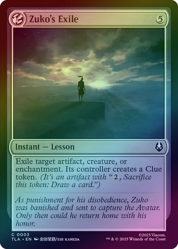 Zuko's Exile (Foil) (TLA)