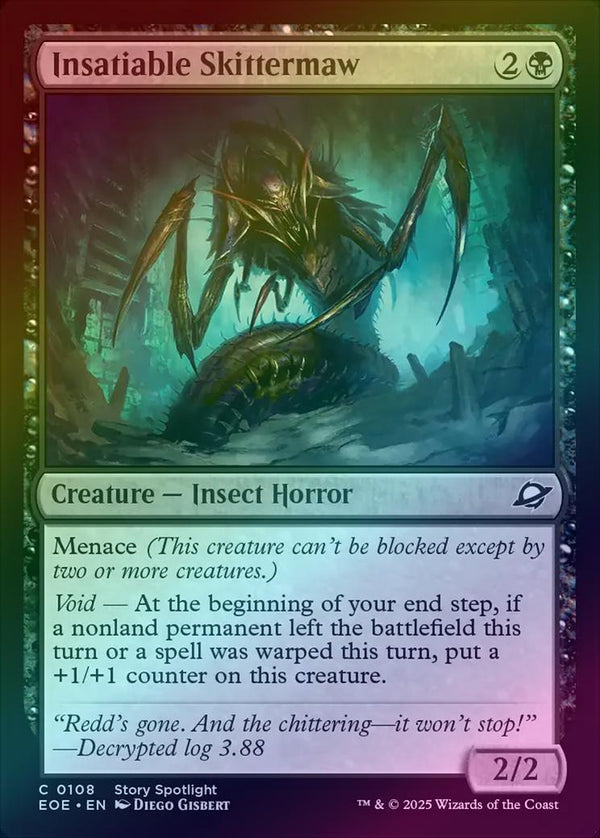 Insatiable Skittermaw (Foil) (EOE)