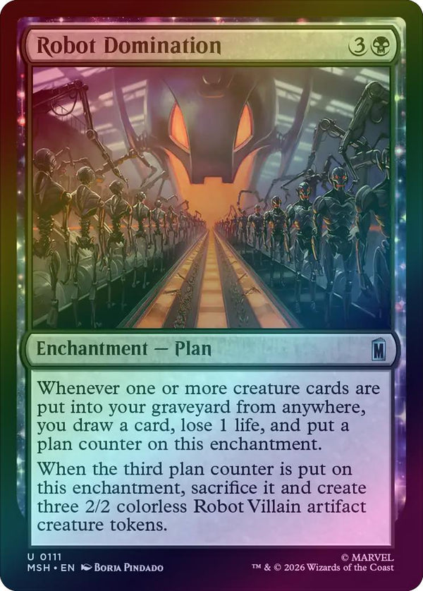 Robot Domination (Foil) (MSH) (Pre-Order)