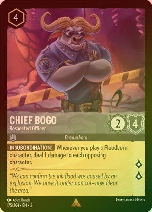 Chief Bogo (Respected Officer) - 175/204 - Rare (Foil)