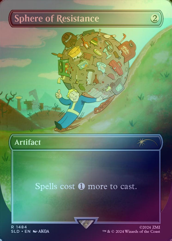 Sphere of Resistance - Fallout: Vault Boy (Rainbow Foil) (SLD)