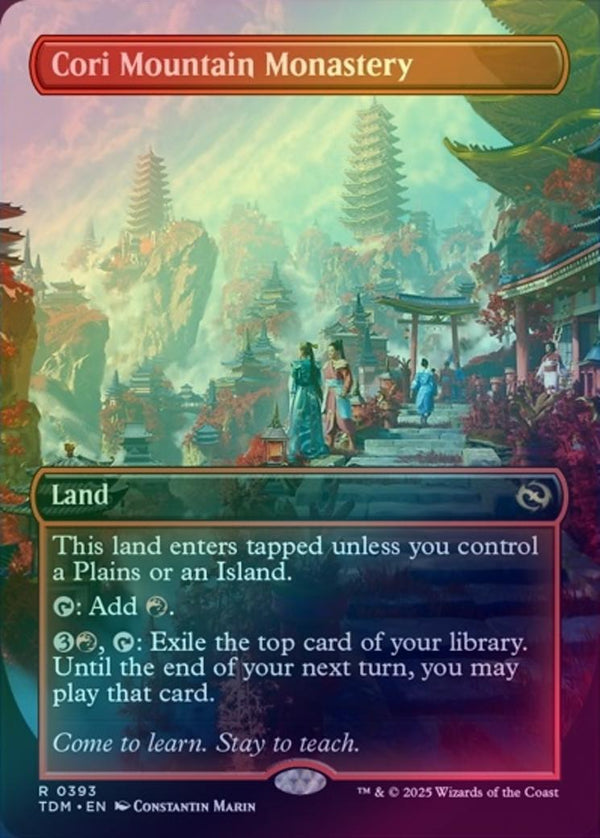 Cori Mountain Monastery - Borderless (Foil) (TDM)
