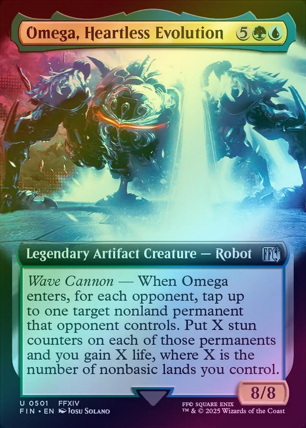 Omega, Heartless Evolution - Extended Art (Foil) (FIN)