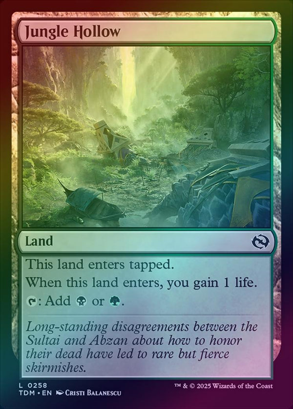 Jungle Hollow (Foil) (TDM)