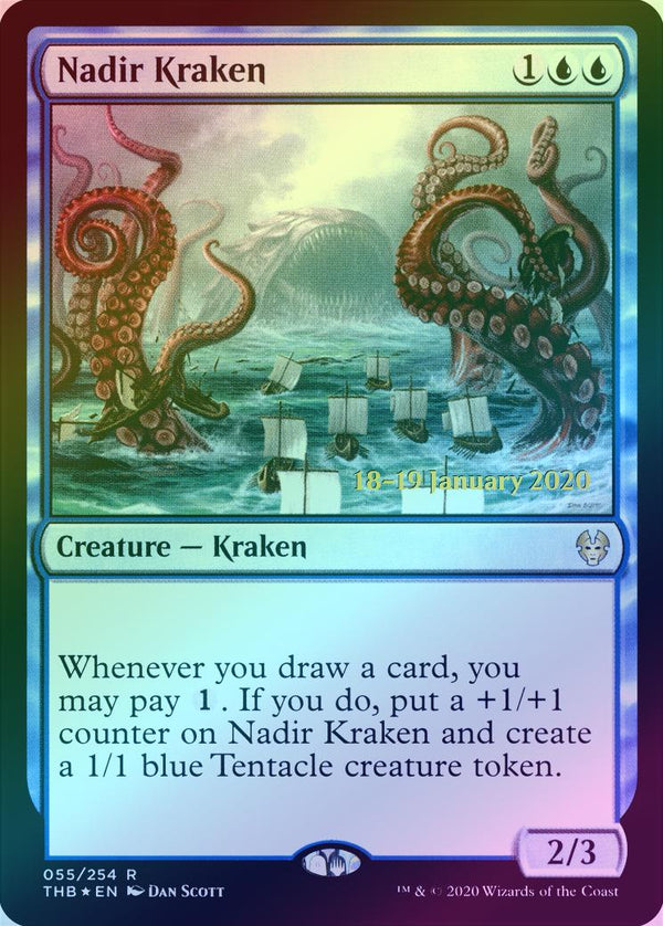 Nadir Kraken - Prerelease Promo (PTHB) (Foil)