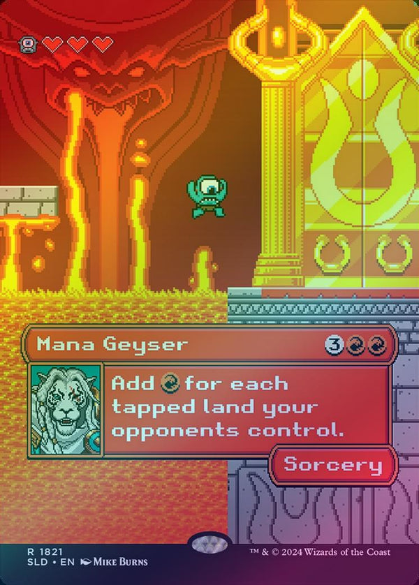 Mana Geyser - Extra Life 2024: Pixel Perfect (Foil) (SLD)