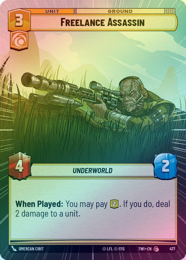 Freelance Assassin (Hyperspace) - 477 - Common (Foil)