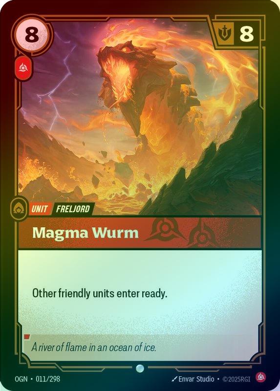 Magma Wurm - 011/298 - Common (Foil)