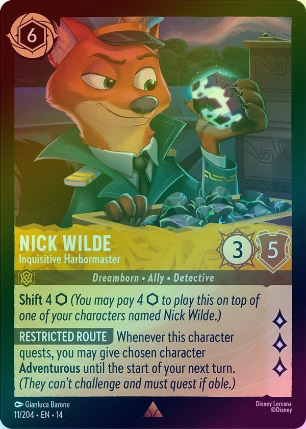 Nick Wilde (Inquisitive Harbormaster) - 11/204 - Rare (Foil)