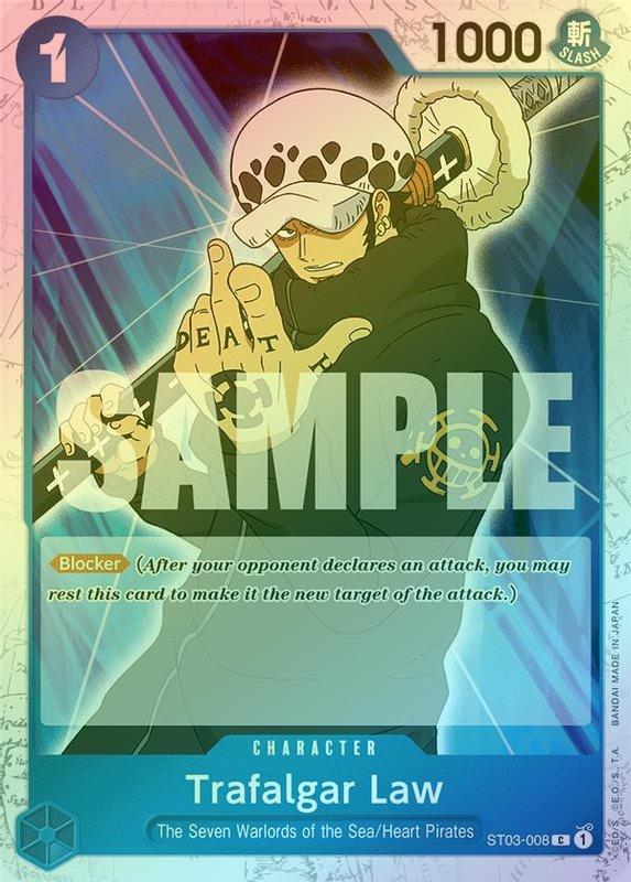 Trafalgar Law (ST03-008) (Jolly Roger Foil) - ST03-008 - Common