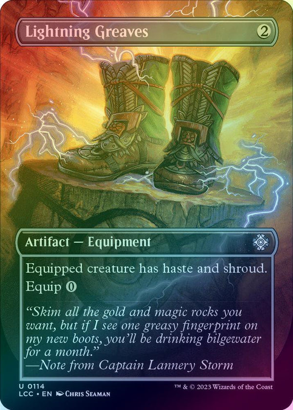 Lightning Greaves - Borderless (Foil) (LCC)