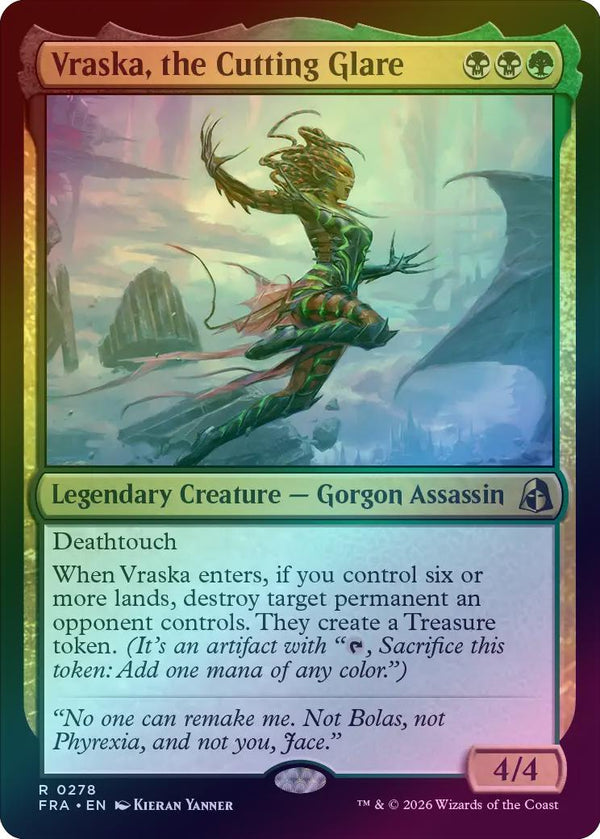 Vraska, the Cutting Glare (Foil) (FRA) (Pre-Order)