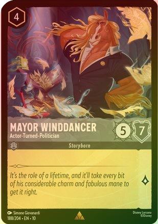 Mayor Winddancer (Actor-Turned-Politician) - 188/204 - Rare (Foil)